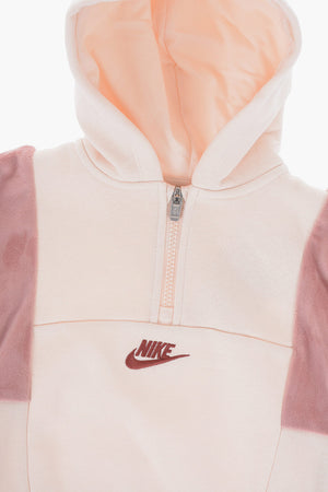 Set aus Half-Zip-Hoodie und Jogginghose HOME SWOOSH HOME mit Veloursdetails