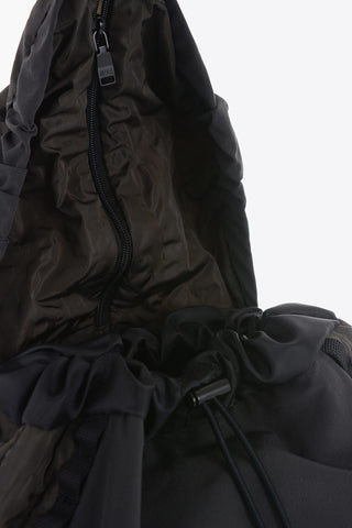 Two-Tone Nylon DRAPE Maxi Backpack