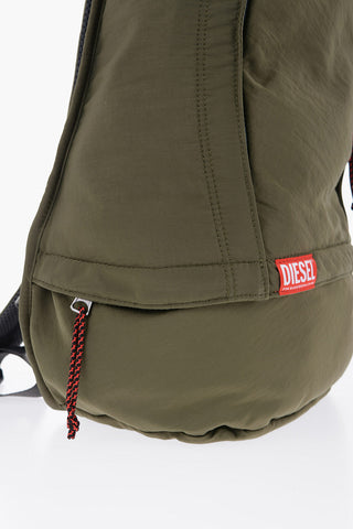 Solid Color RAVE Backpack with Contrasting Logo Patch