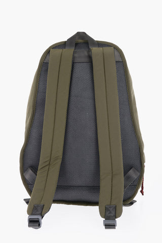 Solid Color RAVE Backpack with Contrasting Logo Patch