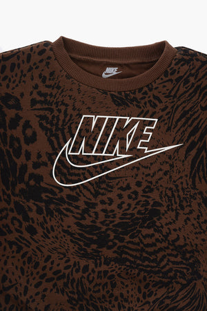 Set Rundhals-Sweatshirt HOME SWOOSH im Animalier-Print und Leggings