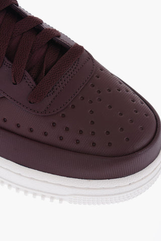 Leather and Fabric COURT VISION MID WNTR High-Top Sneakers