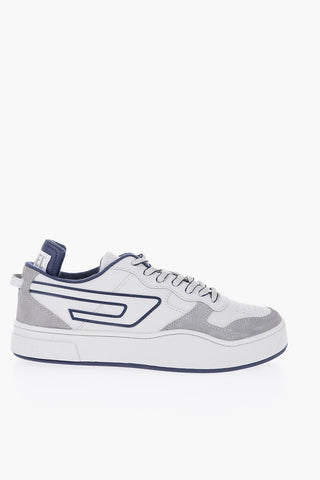 Leather S-UKIYO Low Top Sneakers with Suede Details