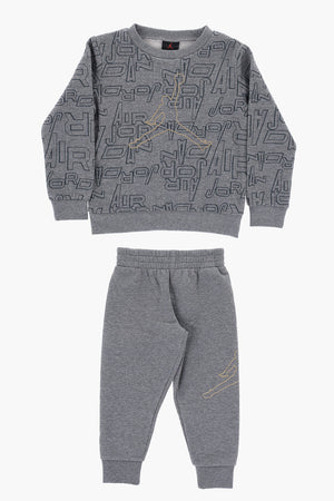 AIR JORDAN 크루넥 스웨트셔츠와 조거 세트 TAKE FLIGHT B&G 올오버 로고