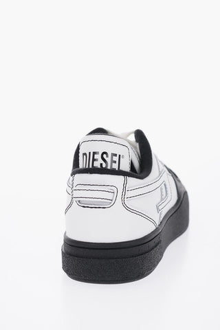 Two-Tone Leather S-UKIYO Low-Top Sneakers
