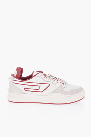 Leather S-UKIYO Low-Top Seakers with Contrast Details