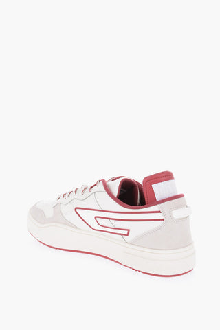 Leather S-UKIYO Low-Top Seakers with Contrast Details