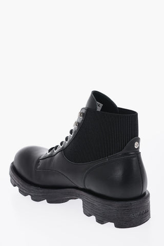 Leather D-HAMMER combat Boot with Track Sole