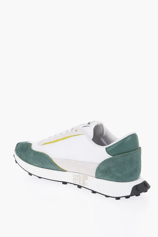 Fabric and Suede S-RACER LC Low-Top Sneakers
