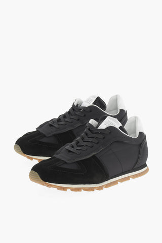 MM22 Fabric and Suede Low Top Sneakers