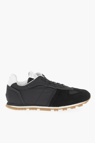 MM22 Fabric and Suede Low Top Sneakers