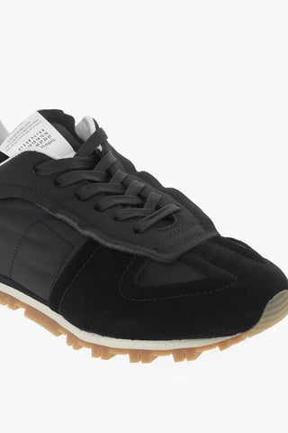 MM22 Fabric and Suede Low Top Sneakers