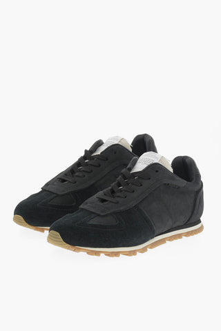 MM22 Sneakers Basse in Camoscio e Tessuto