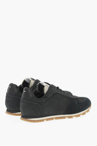 MM22 Sneakers Basse in Camoscio e Tessuto