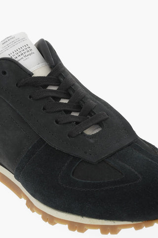 MM22 Sneakers Basse in Camoscio e Tessuto
