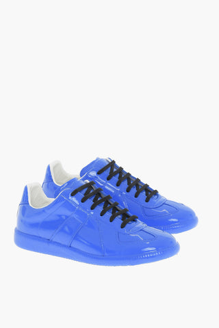 MM22 Sneakers Basse in Pelle Lucida