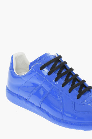 MM22 Sneakers Basse in Pelle Lucida