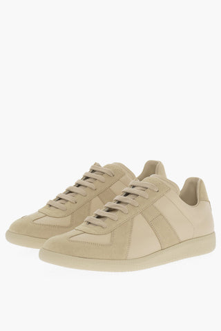MM22 Suede and Leather REPLICA Low top Sneakers