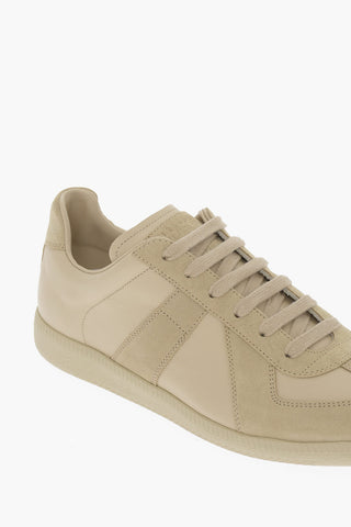 MM22 Suede and Leather REPLICA Low top Sneakers