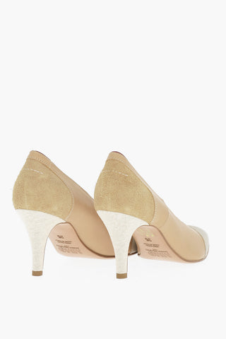 MM6 Leather Pumps with Point Toe 7cm