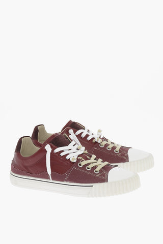 MM22 Leather and Fabric NEW EVOLUTION Low Top Sneakers