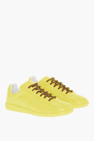 MM22 Patent Leather Low-top Sneakers