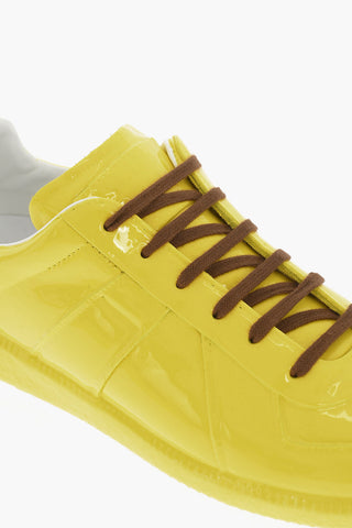MM22 Patent Leather Low-top Sneakers