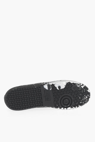 MM22 Sneakers Basse in Tessuto Effetto Vernice
