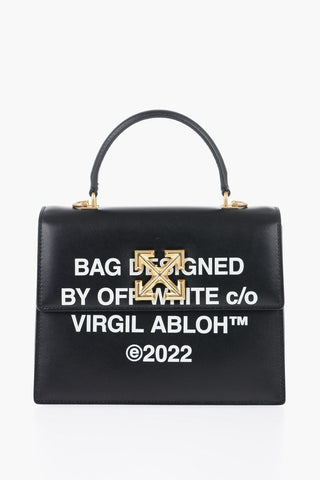 Leather JITNEY 2.8 Handbag with Golden Logo