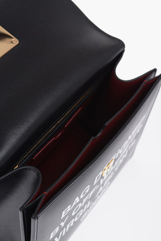 Leather JITNEY 2.8 Handbag with Golden Logo