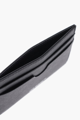 Saffiano Leather Binder Diag Card Holder
