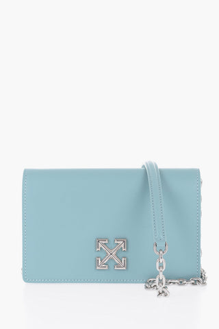 Leather JITNEY 0.5 Shoulder Bag with Silver-Tone Logo