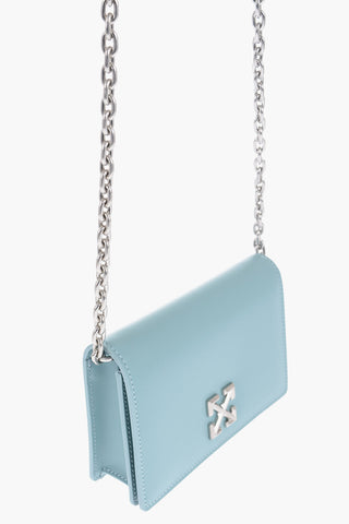 Leather JITNEY 0.5 Shoulder Bag with Silver-Tone Logo