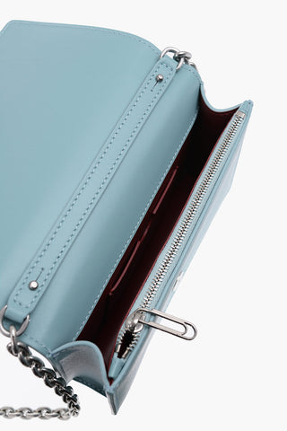 Leather JITNEY 0.5 Shoulder Bag with Silver-Tone Logo