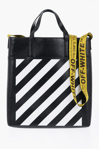 Saffiano Leather Binder Diag Tote Bag