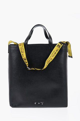 Saffiano Leather Binder Diag Tote Bag