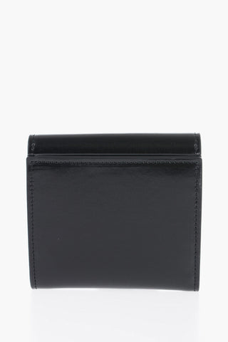 Leather JITNEY Wallet with Embossed Iconic Logo