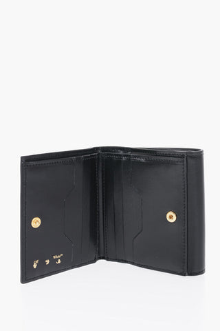 Leather JITNEY Wallet with Embossed Iconic Logo