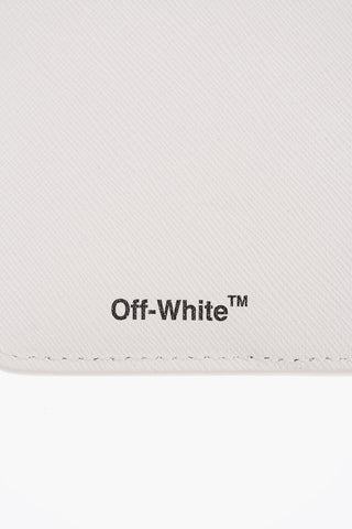 Saffiano Leather Card Holder with Metal Detail