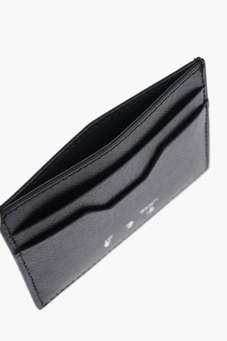 Saffiano Leather Binder Diag Card Holder
