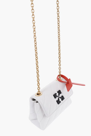 Quilted Leather JACKHAMMER 17 Shoulder Bag with Two-Tone Chain