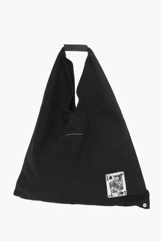 MM6 Cotton Twill Shoulder Bag