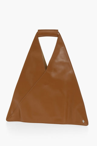 MM6 Borsa a Mano Flat in Pelle