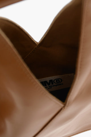 MM6 Borsa a Mano Flat in Pelle