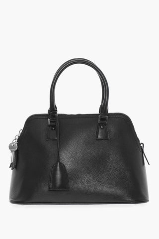 MM11 Borsa a Mano 5AC in Pelle Martellata con Tracolla Removibile