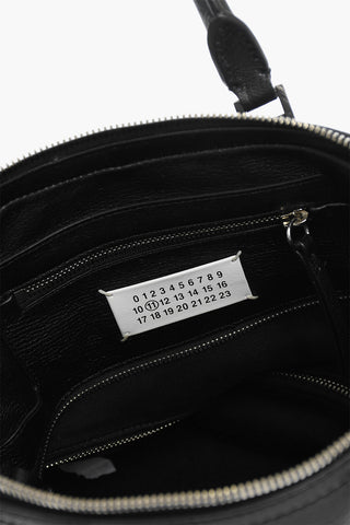 MM11 Borsa a Mano 5AC in Pelle Martellata con Tracolla Removibile