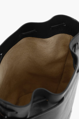 MM11 Leather Bucket Bag with Chain