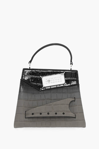 MM11 Crocodile Effect Leather SNATCHED Handbag