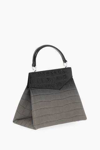 MM11 Crocodile Effect Leather SNATCHED Handbag