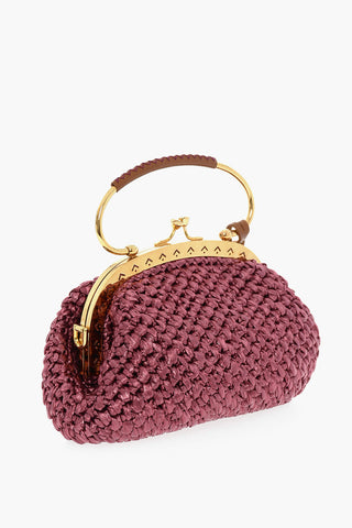 MM11 Braided Design S.W.A.L.K. Handbag with Leather Trims
